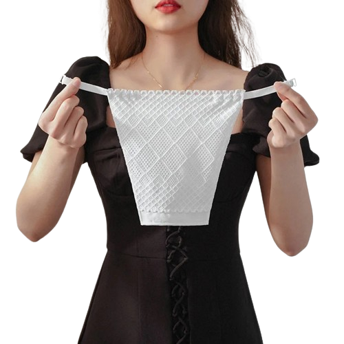 Cache décolleté Blanc Couvrant