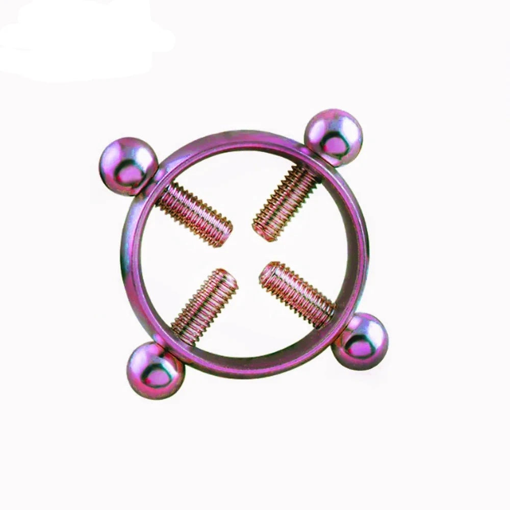 Faux piercing Pour tétons Or