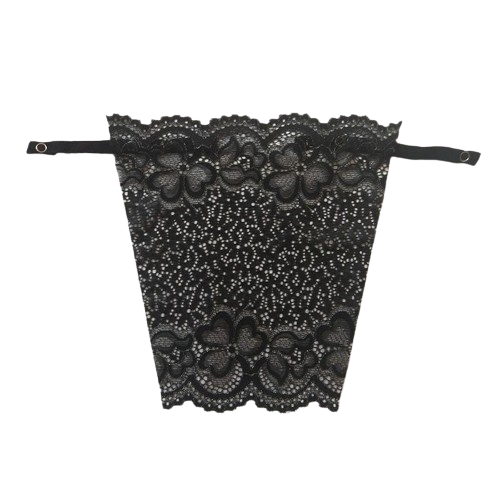 Cache décolleté noir 2