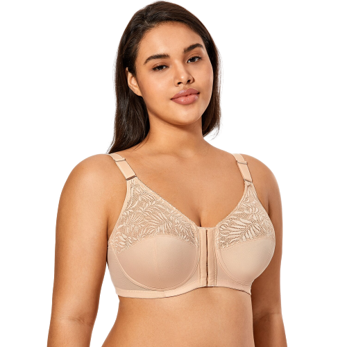 Soutien-gorge bretelles transparentes Grande taille