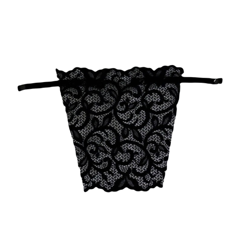 Cache Décolleté en Dentelle Facile à Installer