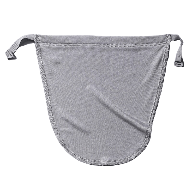 Cache décolleté gris simple