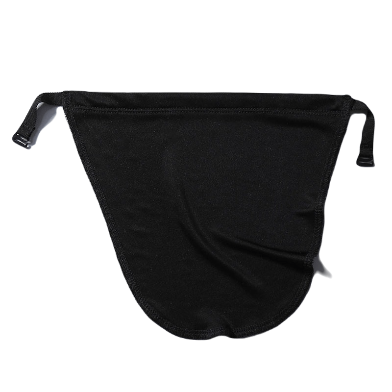 Cache décolleté noir simple