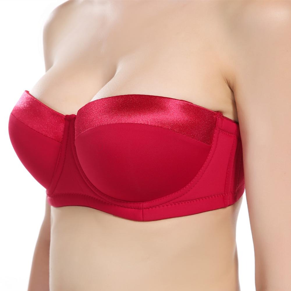 Soutien Gorge Sans Bretelle Rouge SOOTIF.COM