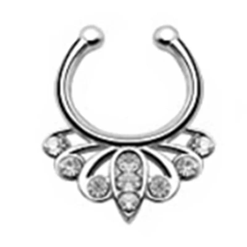 Faux Piercings Anneaux pour Septum pour le Nez
