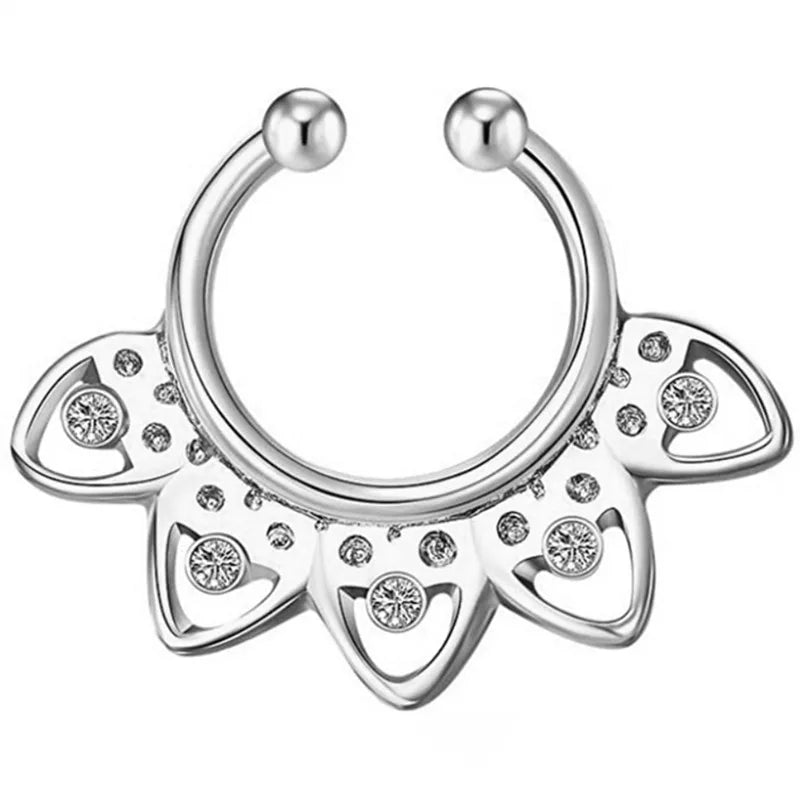 Faux Piercings Anneaux pour Septum pour le Nez