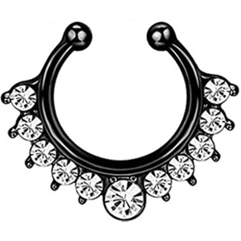 Faux Piercings Anneaux pour Septum pour le Nez