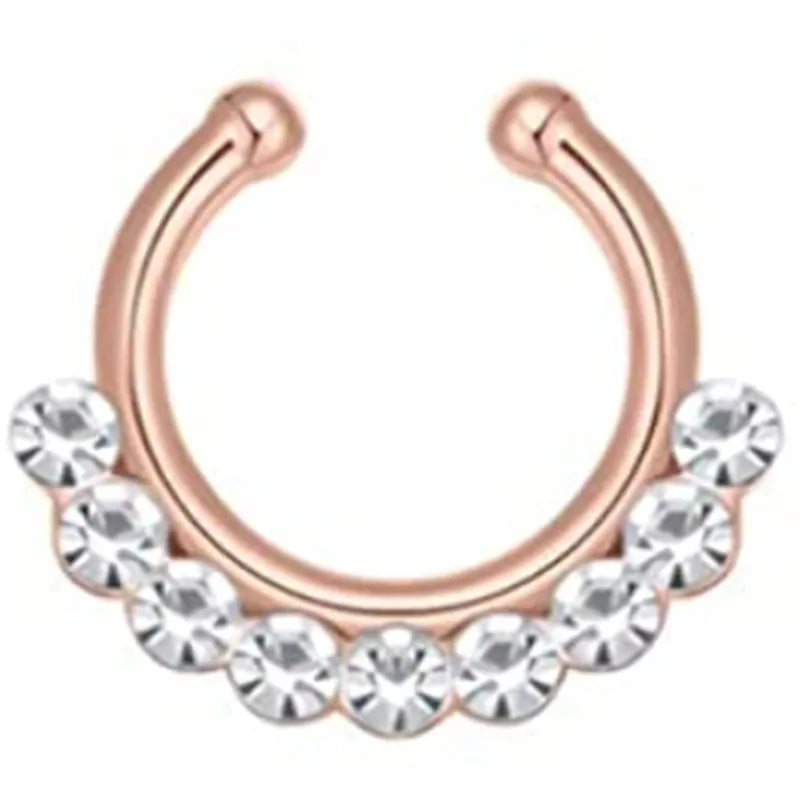 Faux Piercings Anneaux pour Septum pour le Nez
