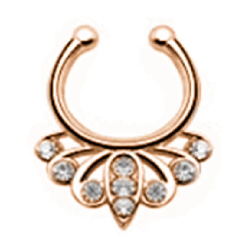 Faux Piercings Anneaux pour Septum pour le Nez