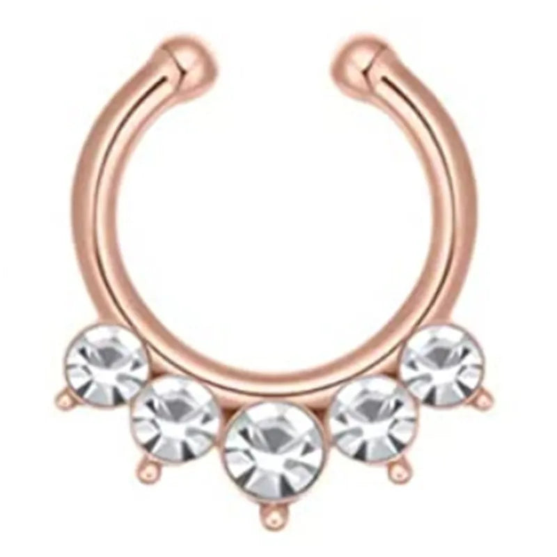 Faux Piercings Anneaux pour Septum pour le Nez