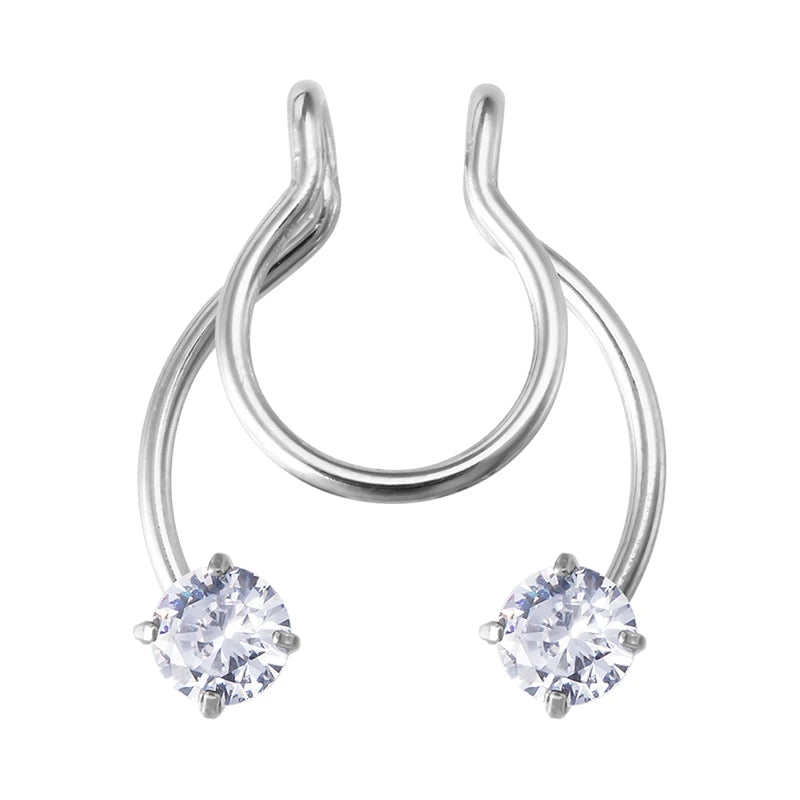 Faux Piercing Septum avec Boule