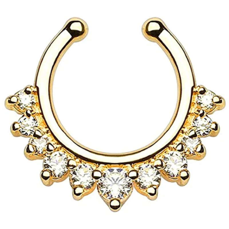 Faux Piercings Anneaux pour Septum pour le Nez