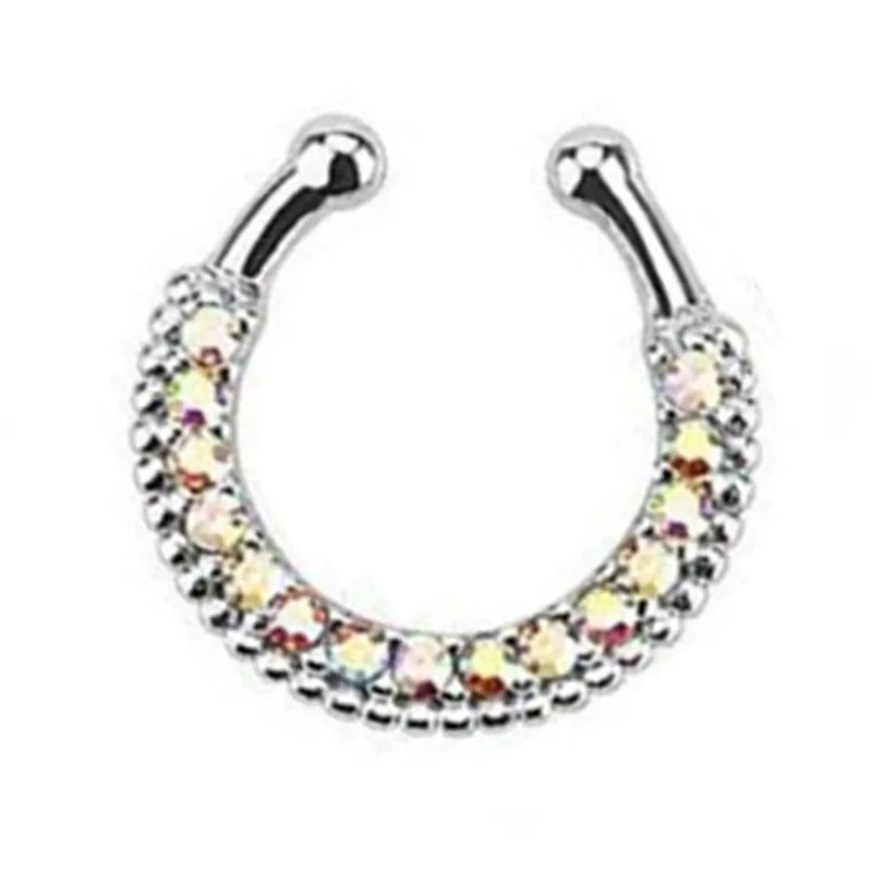 Faux Piercings Anneaux pour Septum pour le Nez