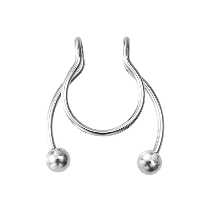 Faux Piercing Septum avec Boule