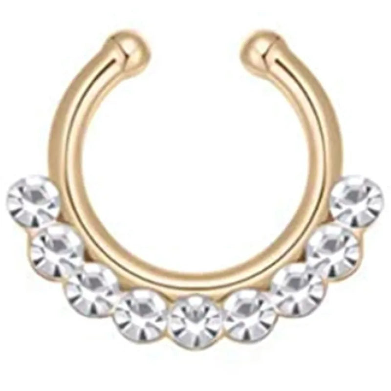 Faux Piercings Anneaux pour Septum pour le Nez