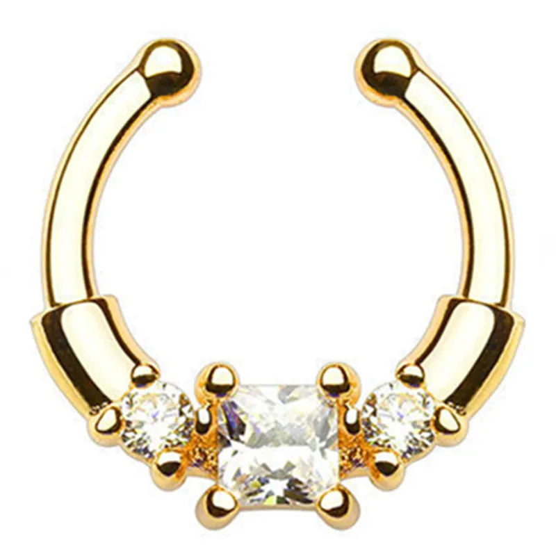 Faux Piercings Anneaux pour Septum pour le Nez