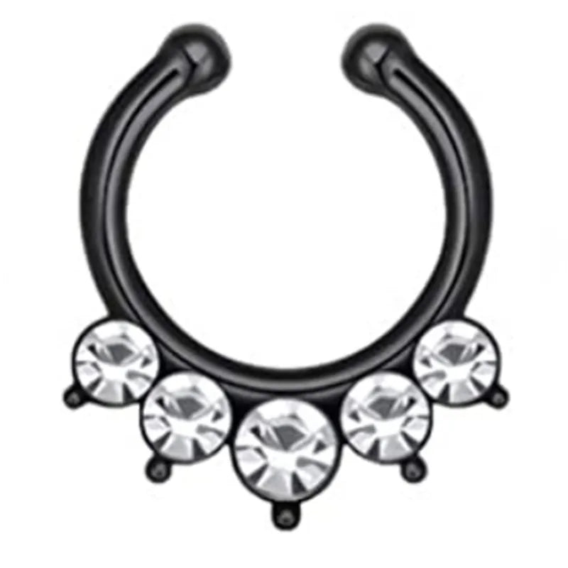 Faux Piercings Anneaux pour Septum pour le Nez
