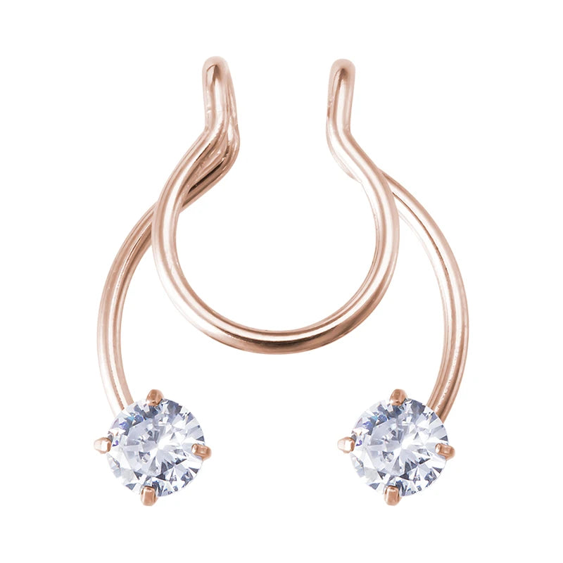 Faux Piercing Septum avec Boule