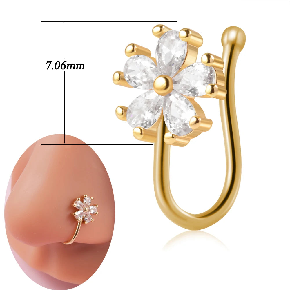 Faux Piercings Pour Nez Jolis