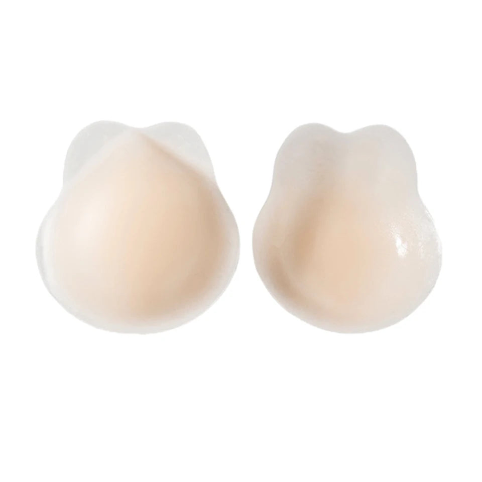 Cache tétons adhésifs réutilisable beige clair