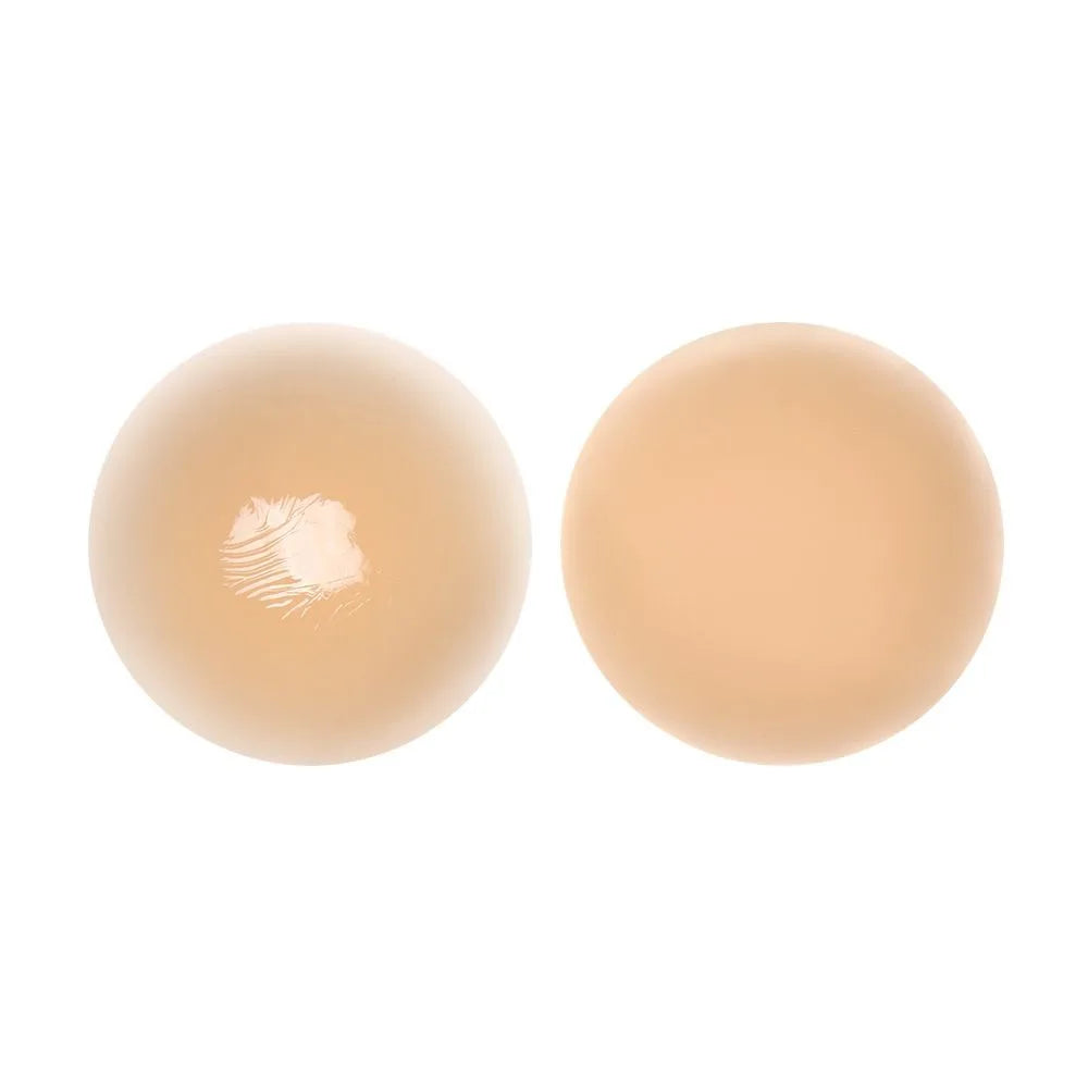 Paire de cache tétons ronds beige