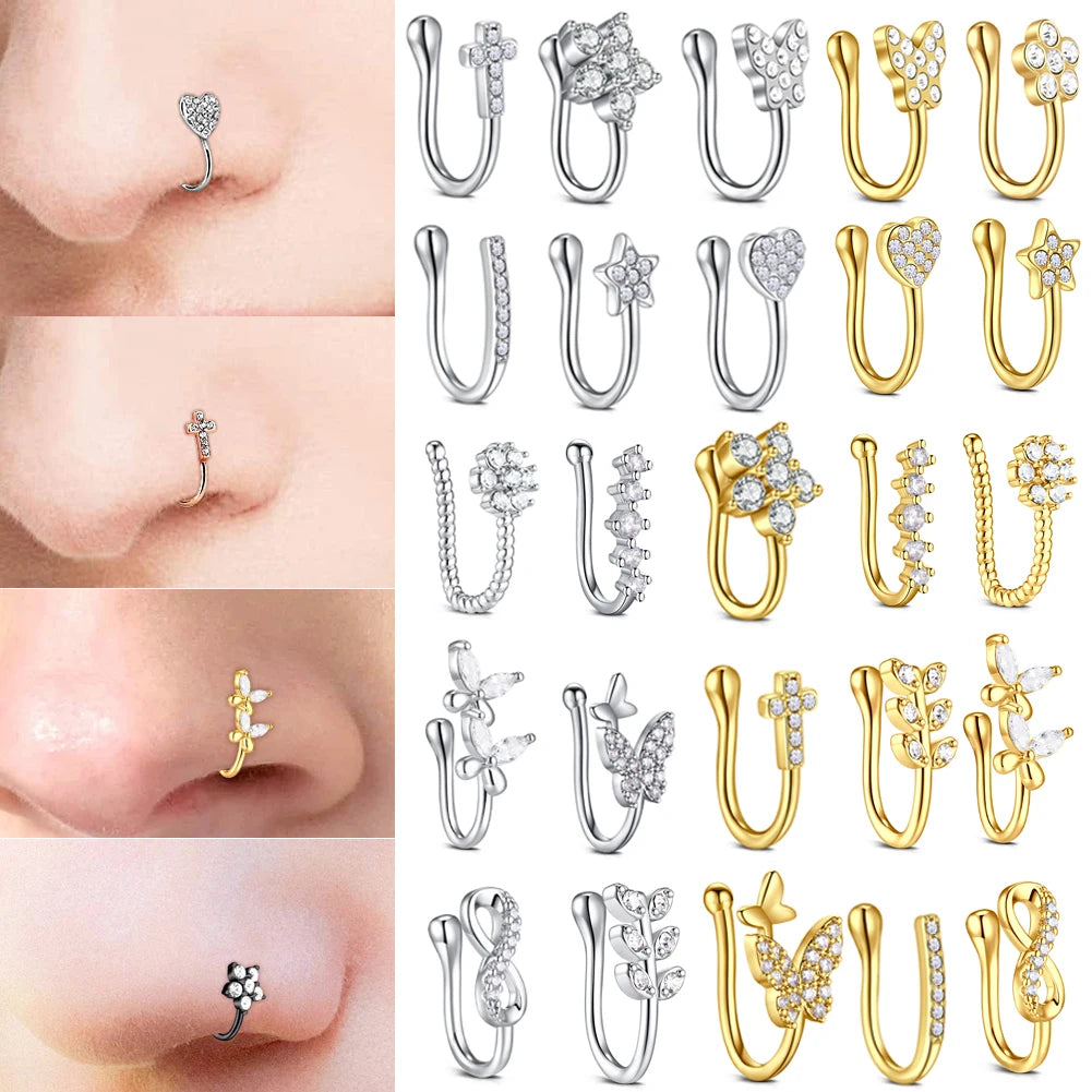 Faux Piercings Beauté pour Nez