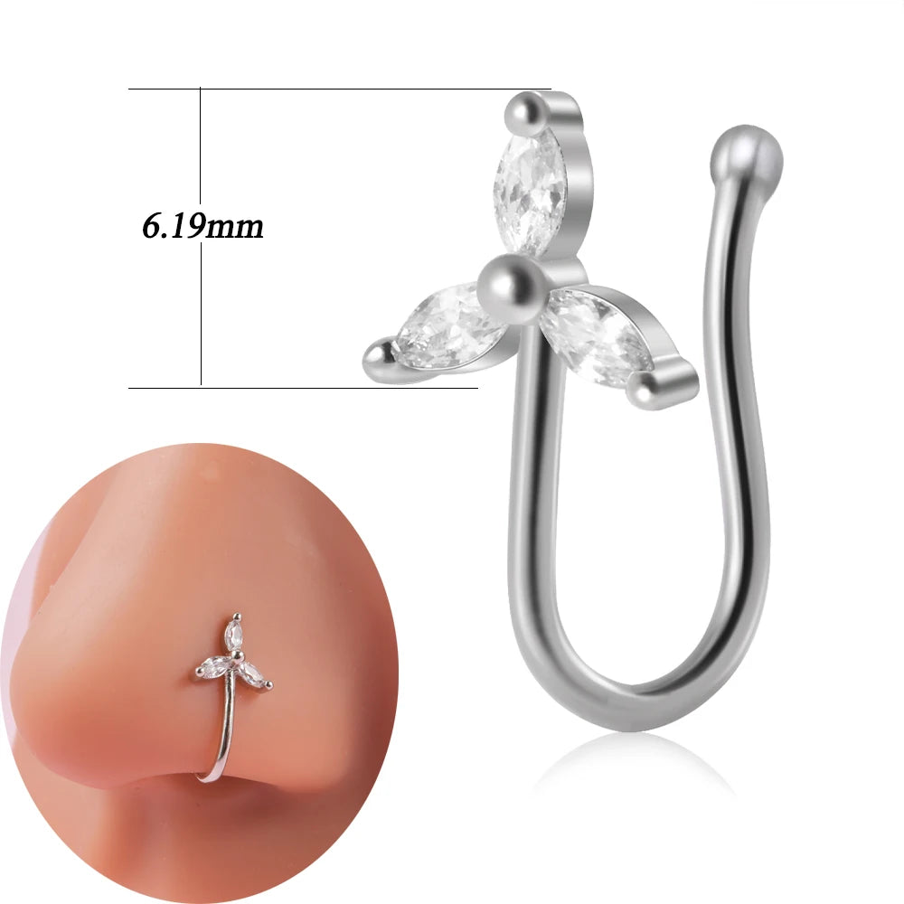 Faux Piercings Pour Nez Jolis