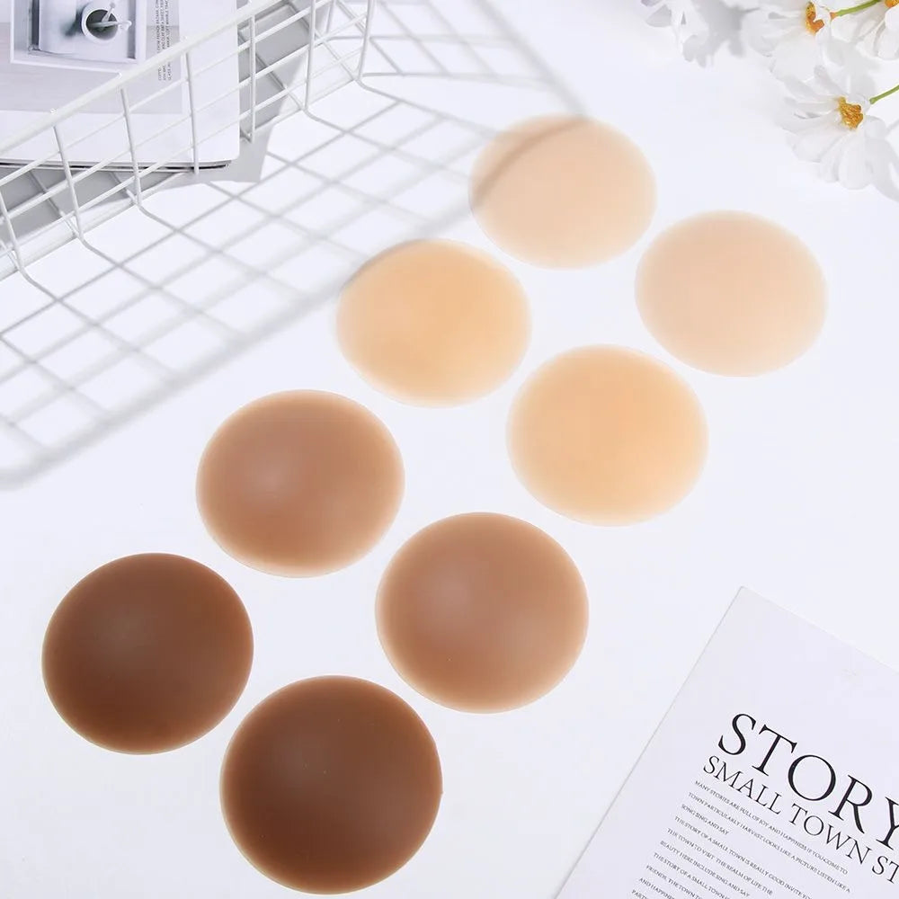 Paire de cache tétons ronds couleurs