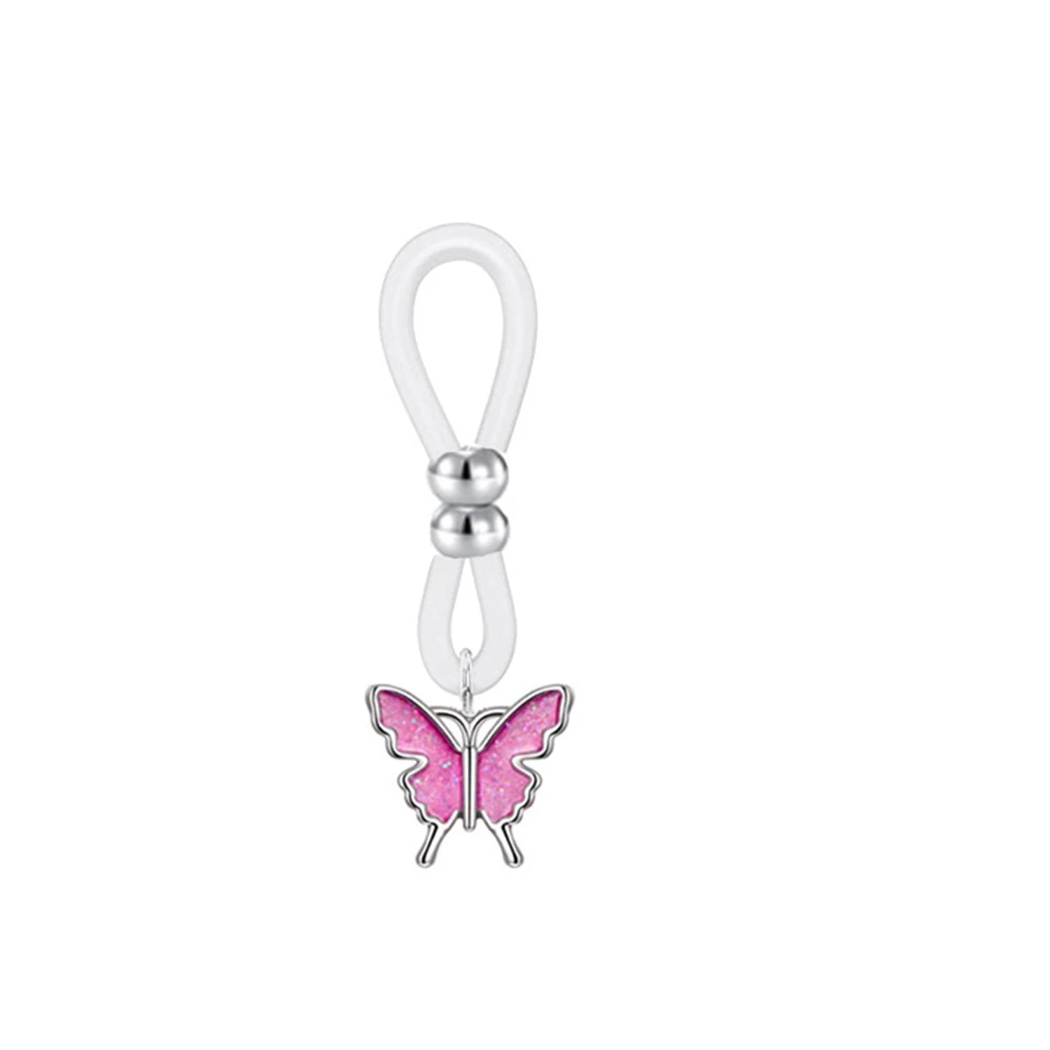 Faux Piercing téton Femme Papillon