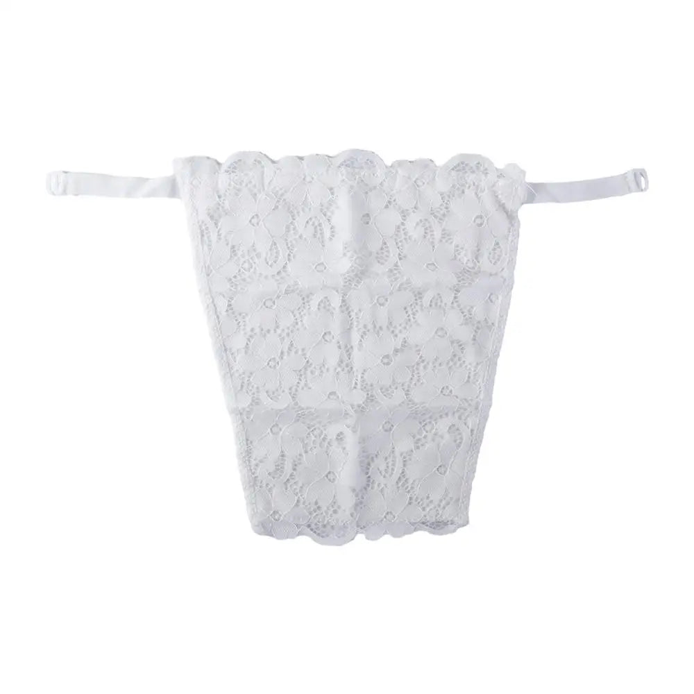 Cache décolleté top invisible blanc