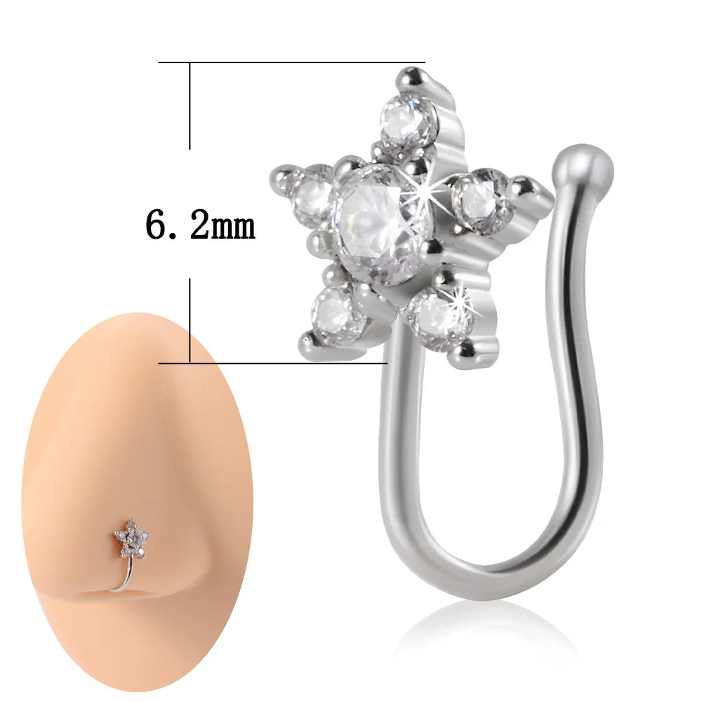 Faux Piercings Pour Nez Jolis