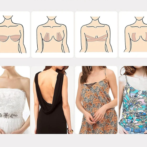 Bande Adhésive Poitrine et Cache Tétons Exemple