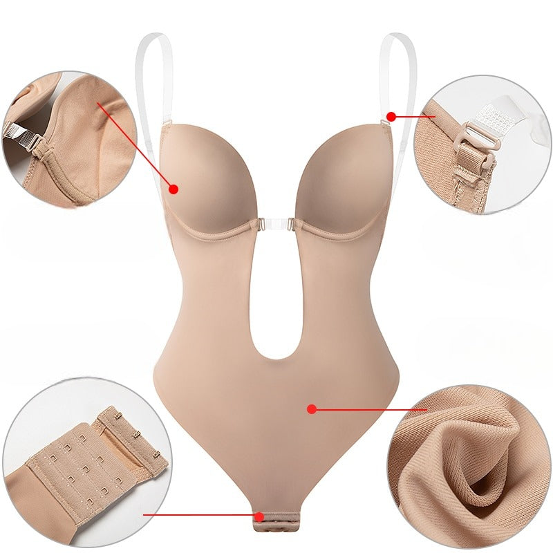 Body dos nu Mariage sans bretelle Zoom