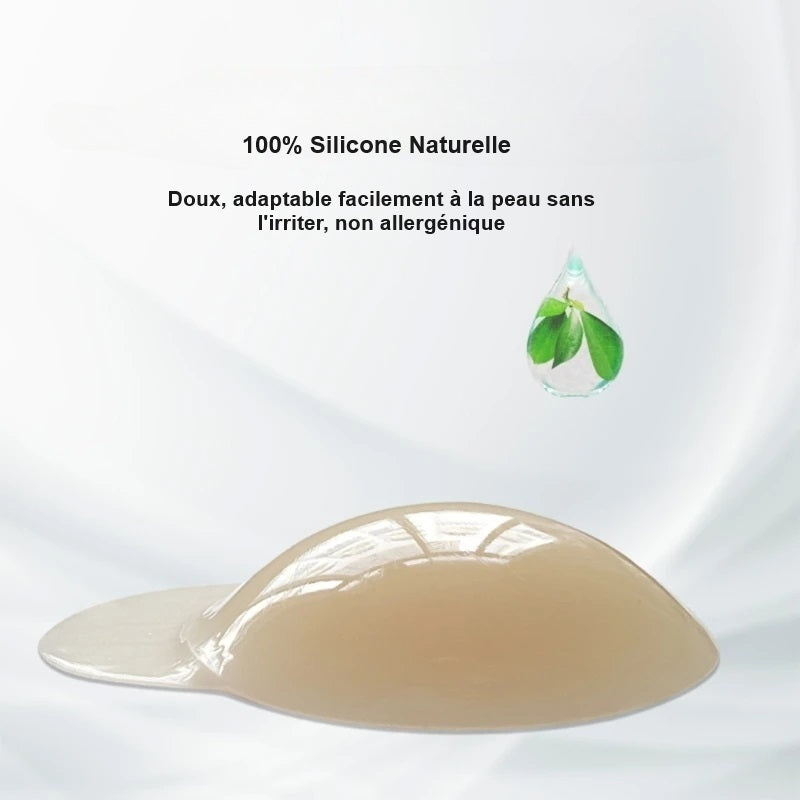 Cache Mamelons en Silicone Naturelle 100%