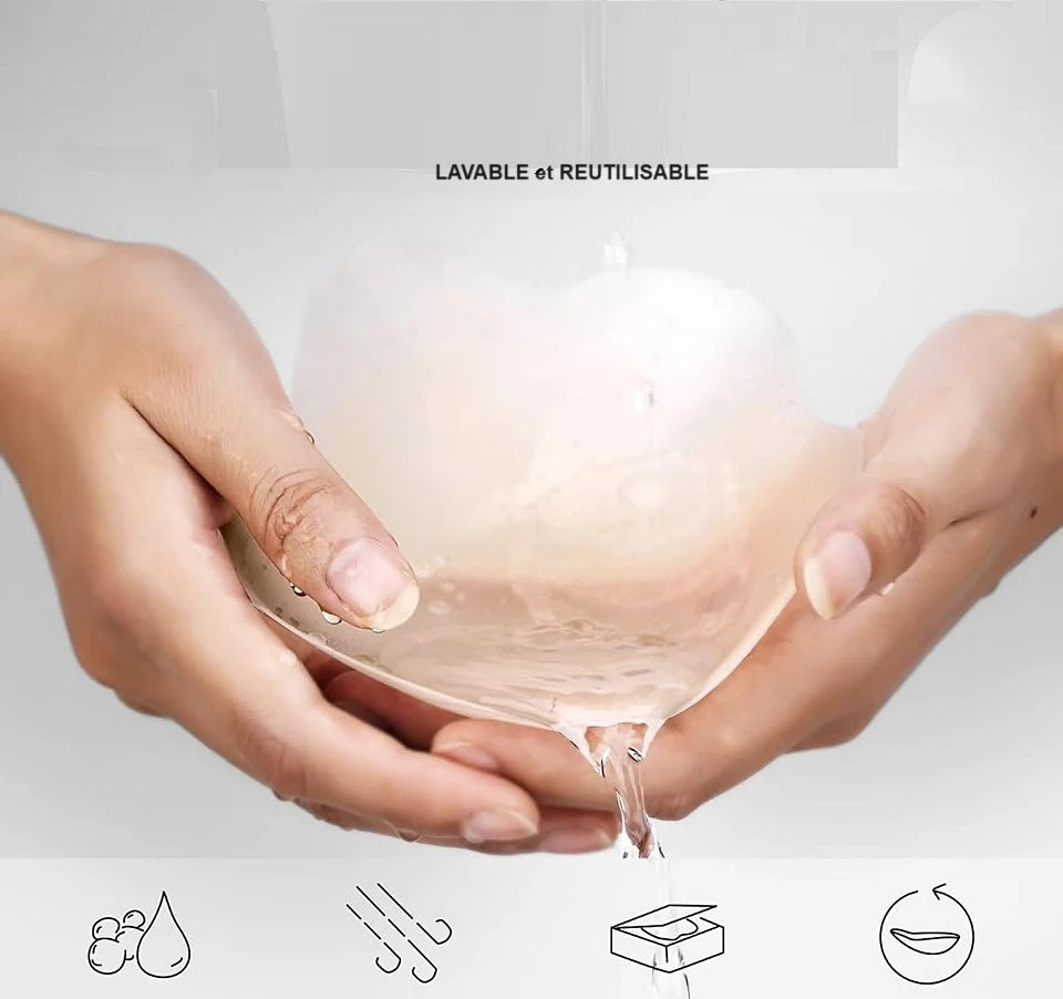 Cache tétons adhésifs réutilisable avantages