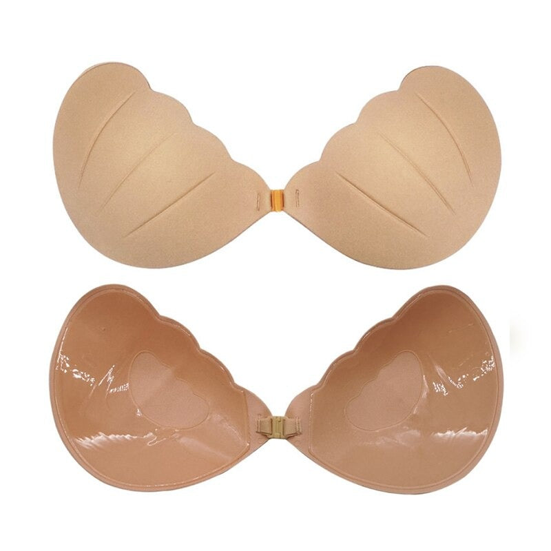 Cache tétons coquillage push-up peau