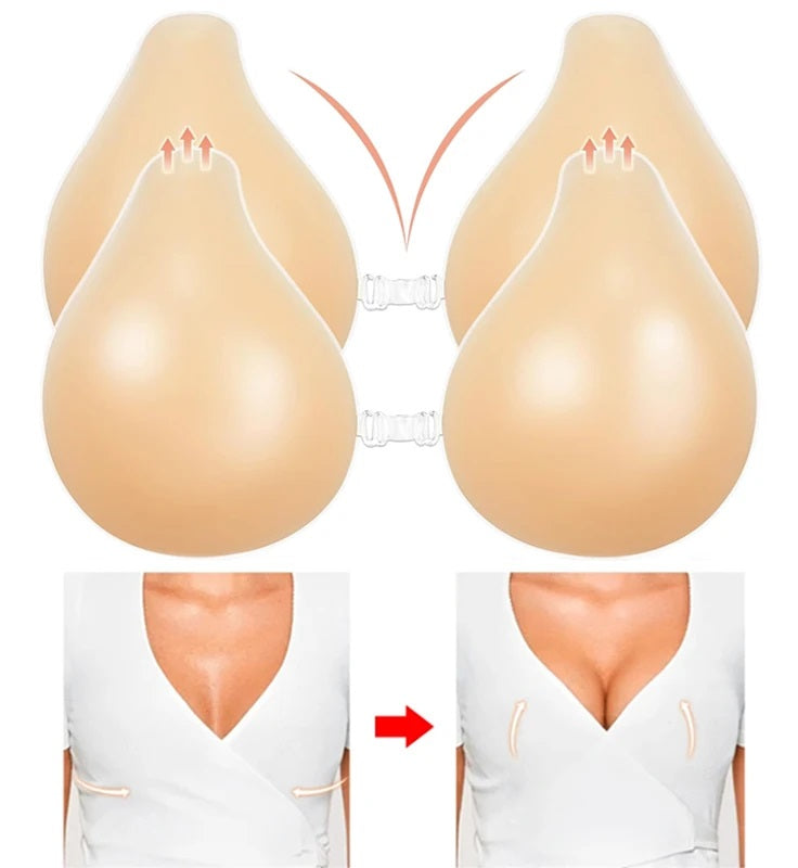 Couvre tétons auto adhésif avant apres