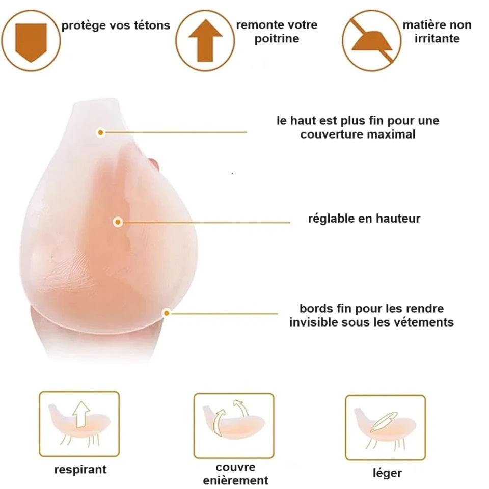 Couvre tétons auto adhésif avantages