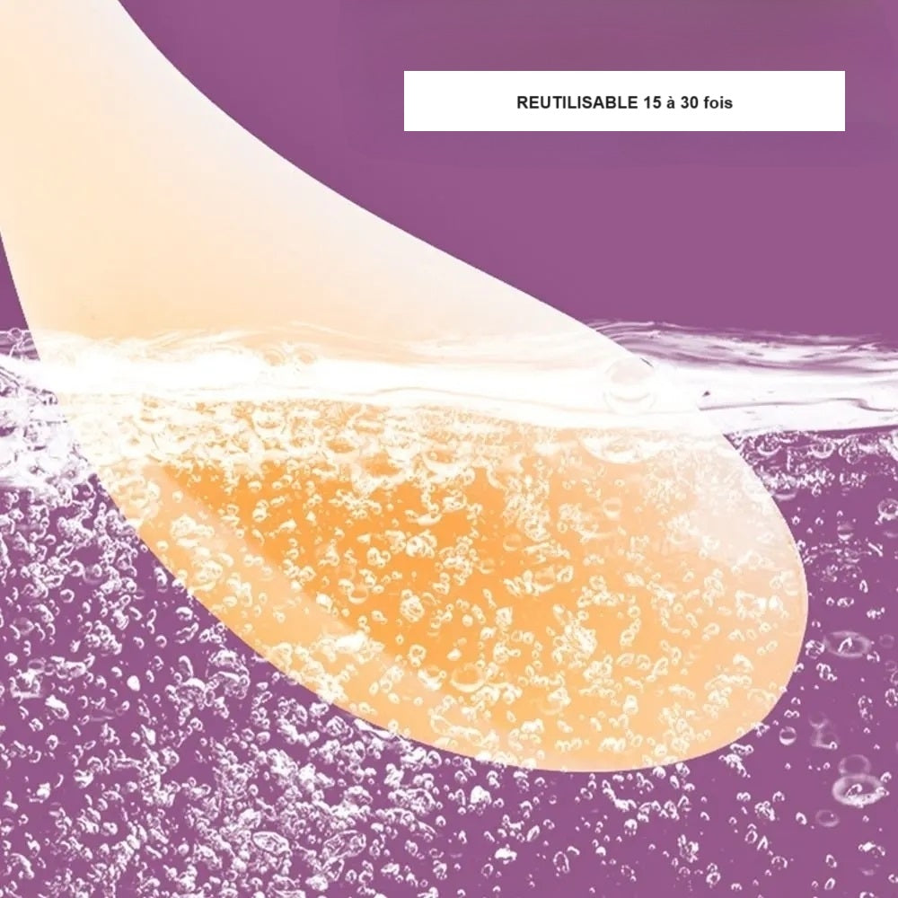 Paire de cache tétons collants réutilisable