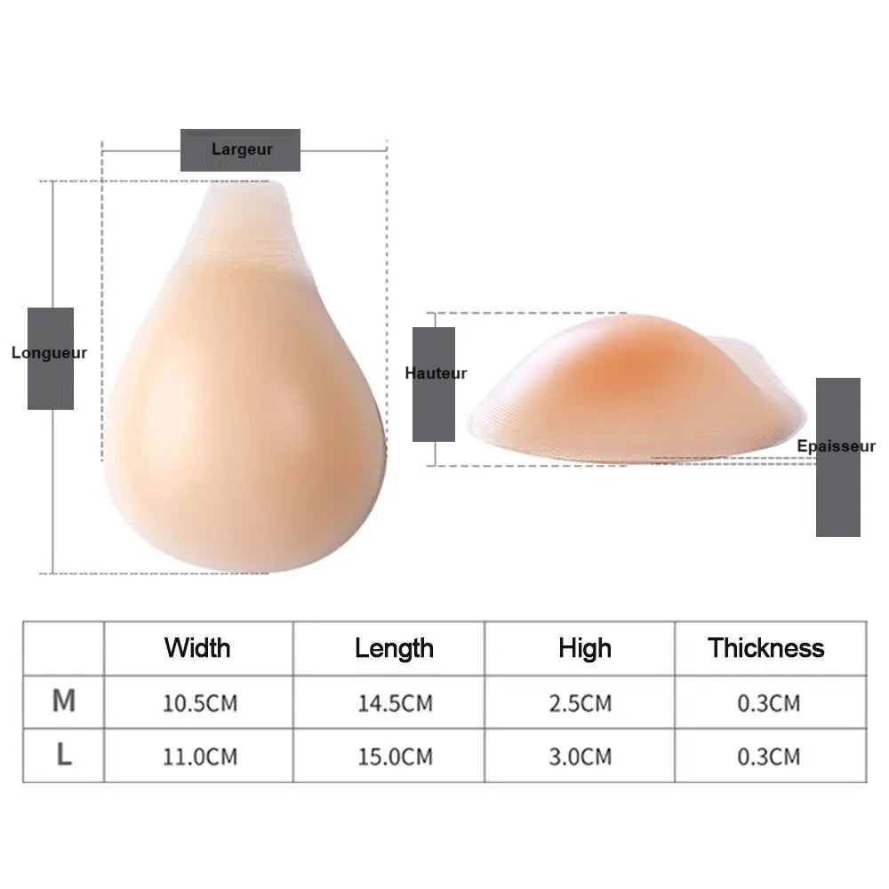 Paire de cache tétons collants taille