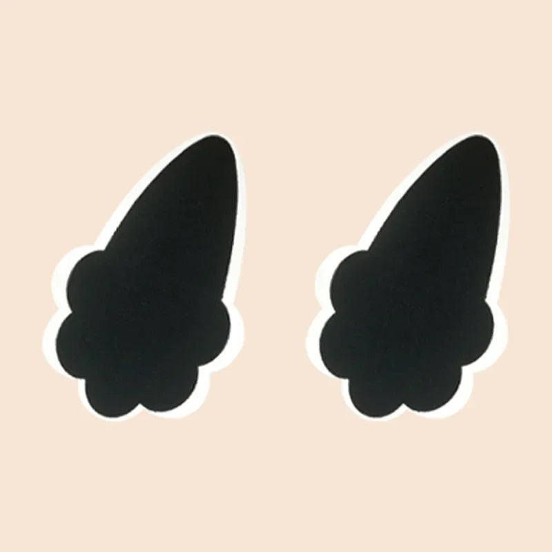 Remonte seins auto adhésif noir