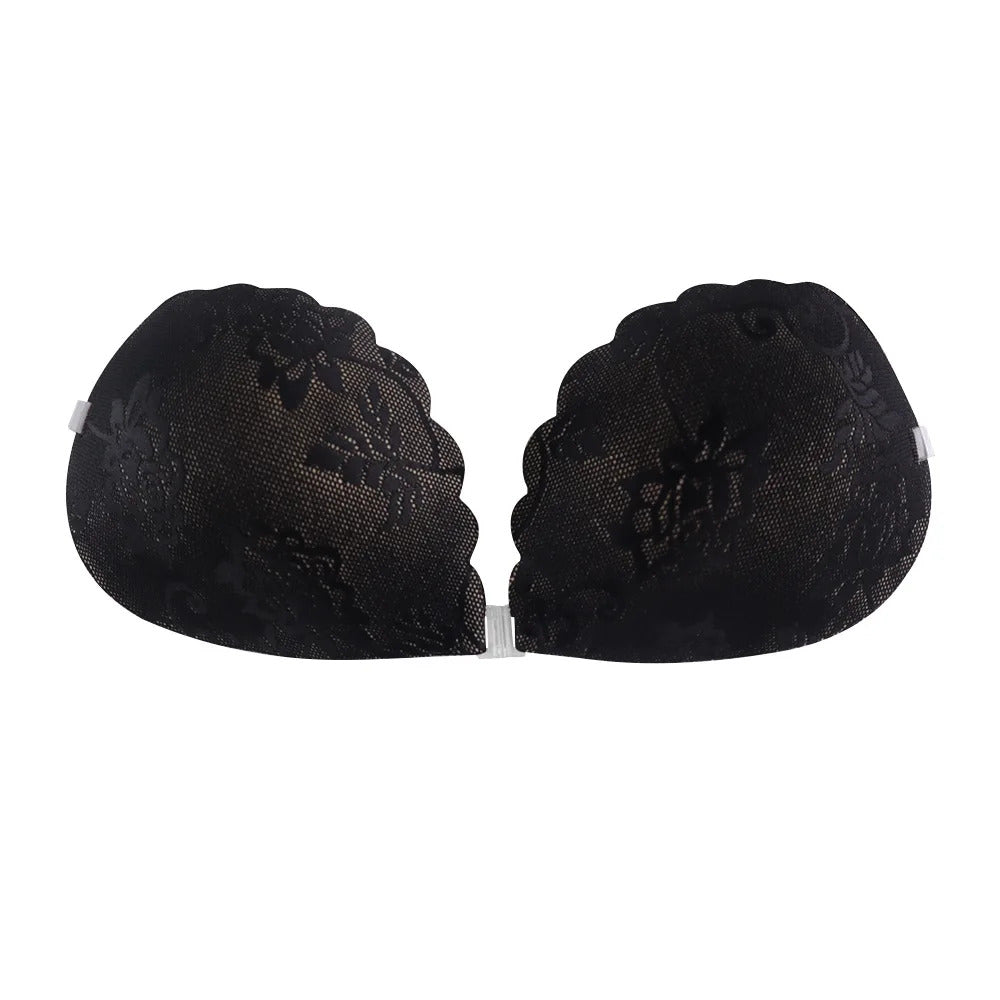 soutien-gorge adhésif silicone noir