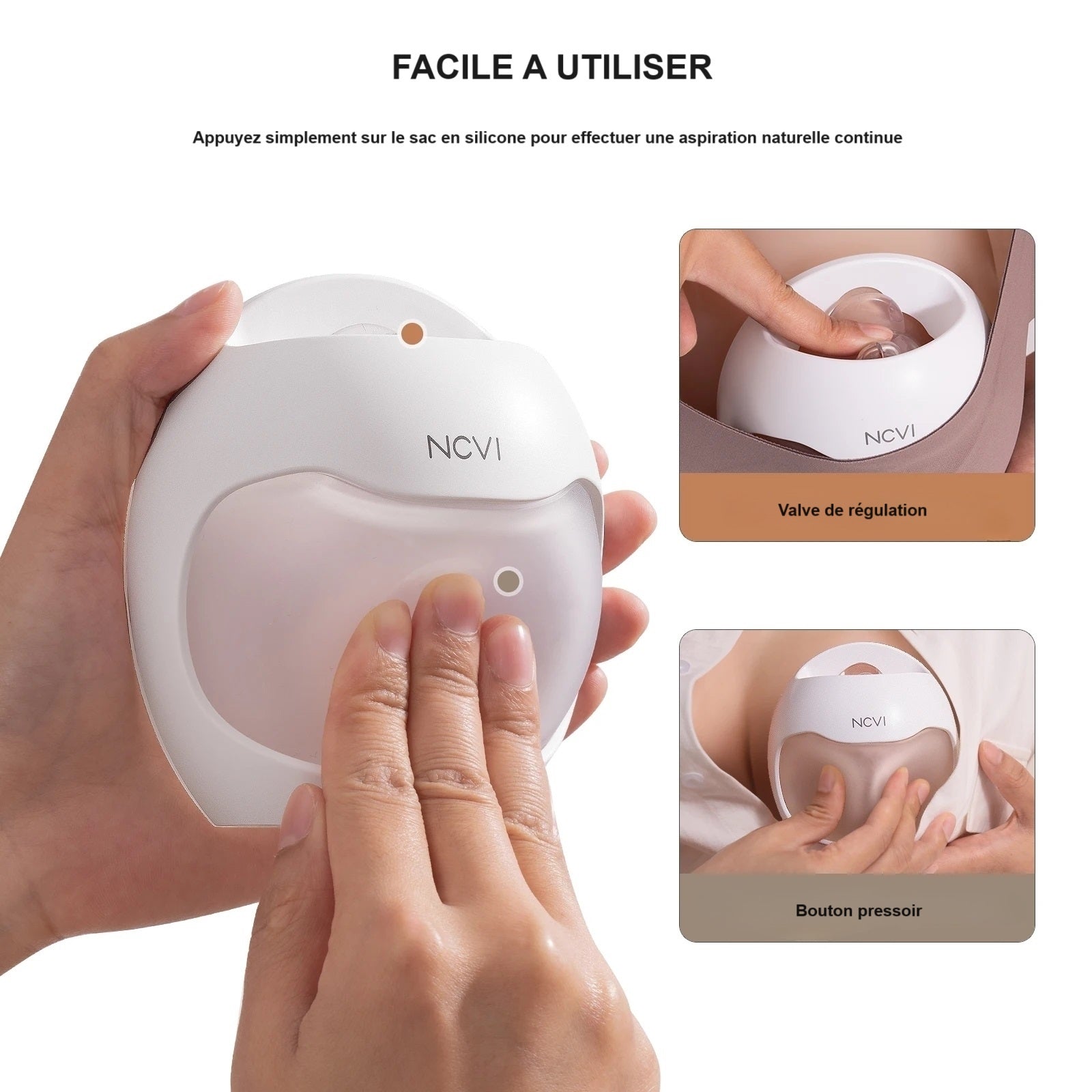 Tire Lait Manuel Push