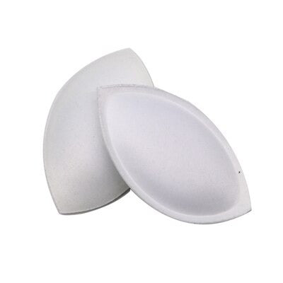 Lot De 3 Paires Coussinets Triangulaires Push-Up Amovibles – Pour Soutien-Gorge Sport, Maillot De Bain, Robe De Soirée (Noir, Blanc, Beige)