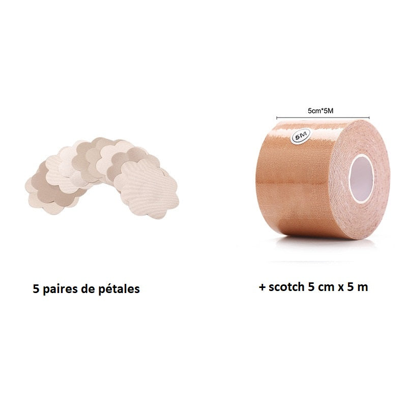 Adhésif en scotch pour seins modèle 4