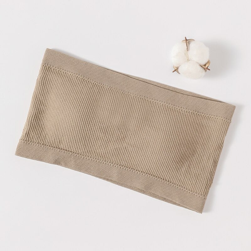 Bandeau Soutien-Gorge Invisible Kaki