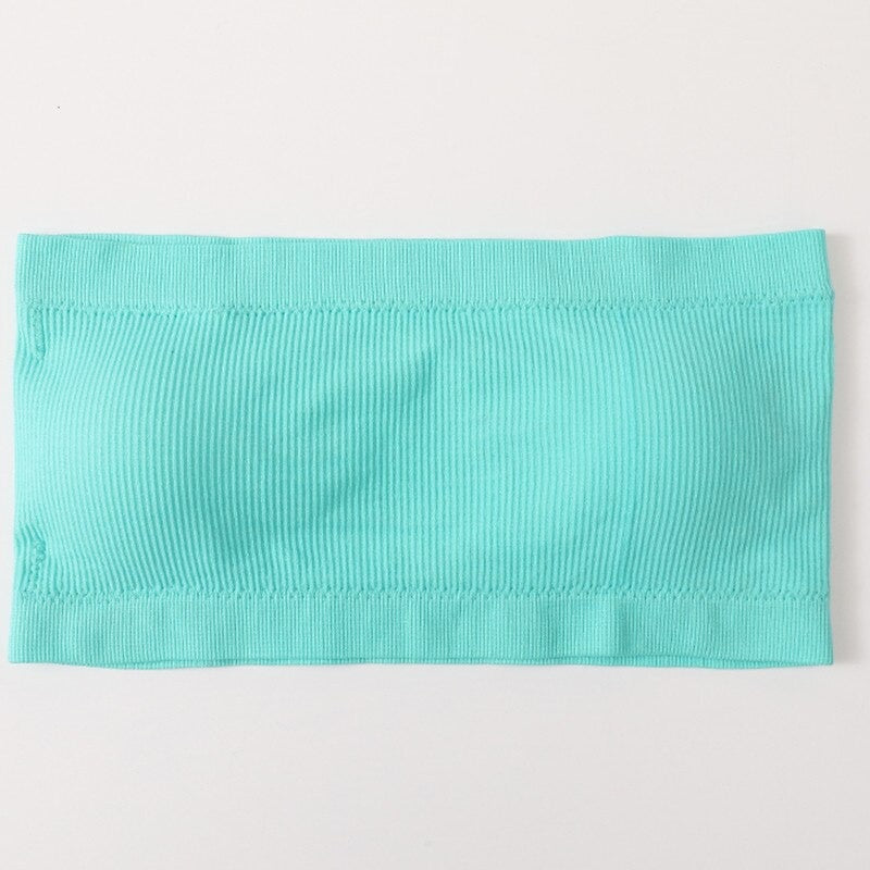 Bandeau Soutien-Gorge Invisible Turquoise