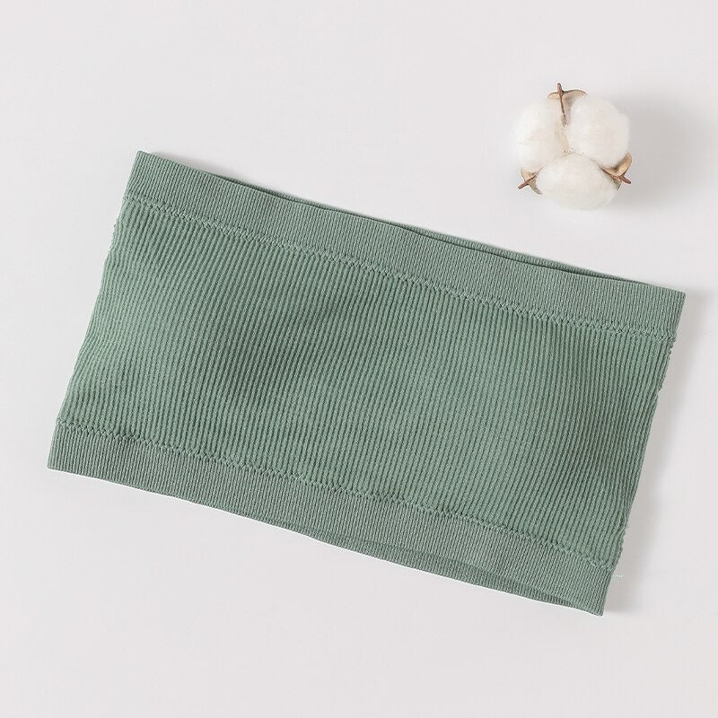 Bandeau Soutien-Gorge Invisible vert foncé