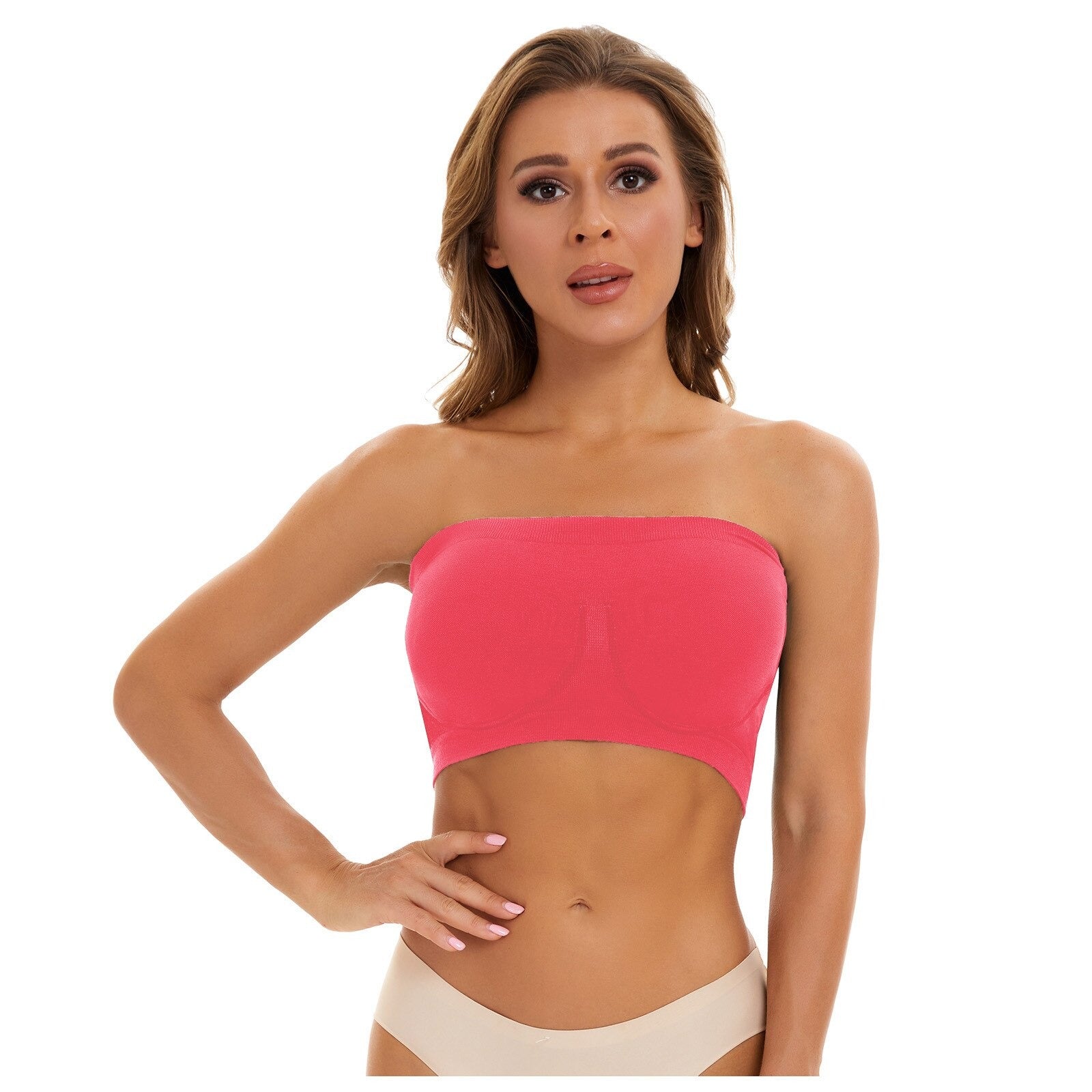 Bandeau de Soutien-Gorge pour Sportive rose