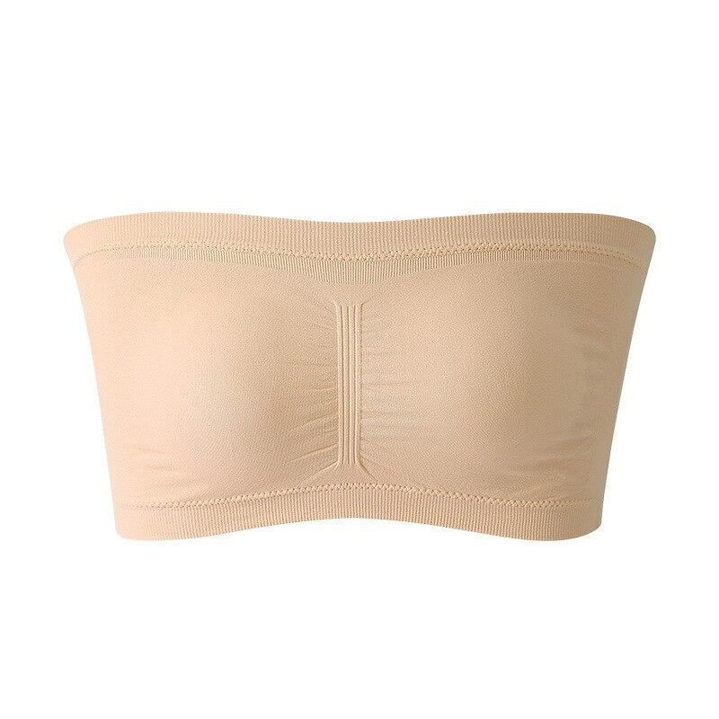 Bandeau Soutien-Gorge Toutes Tailles Beige